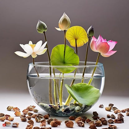 Way2grow™ Japanese Lotus Seeds (100 Premium Seeds)